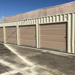 40FT HIGH CUBE CONTAINER WITH 4 ROLL UP DOORS